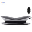 masseur dos vue de côté avec télécommande et design ergonomique pour un confort optimal