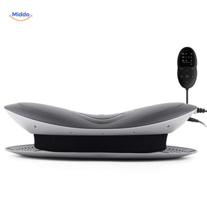 masseur dos vue de côté avec télécommande et design ergonomique pour un confort optimal