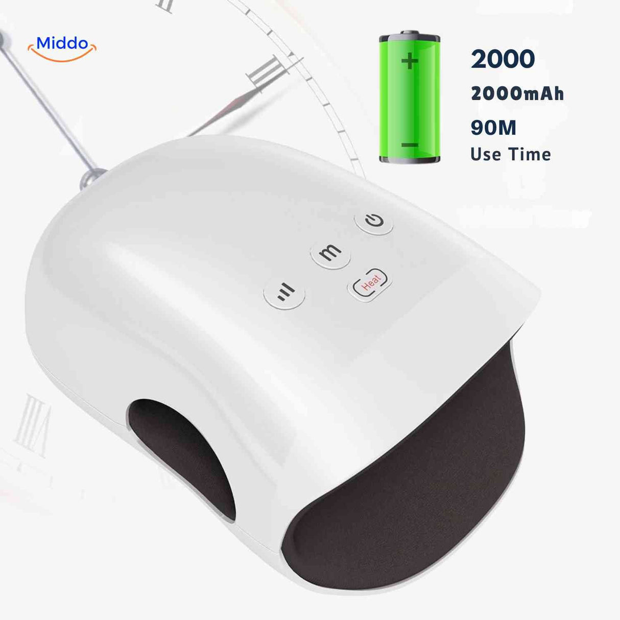 masseur de main avec une batterie longue duree pour plusieurs seances sans recharge