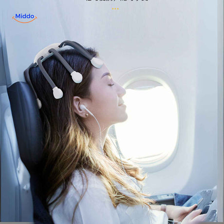 masseur de tête automatique vibrant, compact et idéal pour le voyage