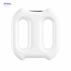 FlexiRing appareil de massage sans fil: modèle blanc vu de face sur fond blanc.
