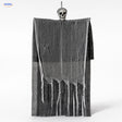 HauntCraft fantôme suspendu d’Halloween: grand modèle gris sur fond blanc.