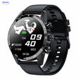 LIGE montre connectée: modèle noir avec bracelet en silicone.