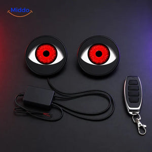 NightStare décoration LED pour optiques de phare: modules plats avec télécommande à deux boutons.