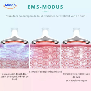 dermalift pro : mode ems pour stimuler la régénération du collagène et améliorer la texture
