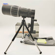 monoculaire couplé au smartphone sur tripod pour prendre des photos nettes de sujets éloignés