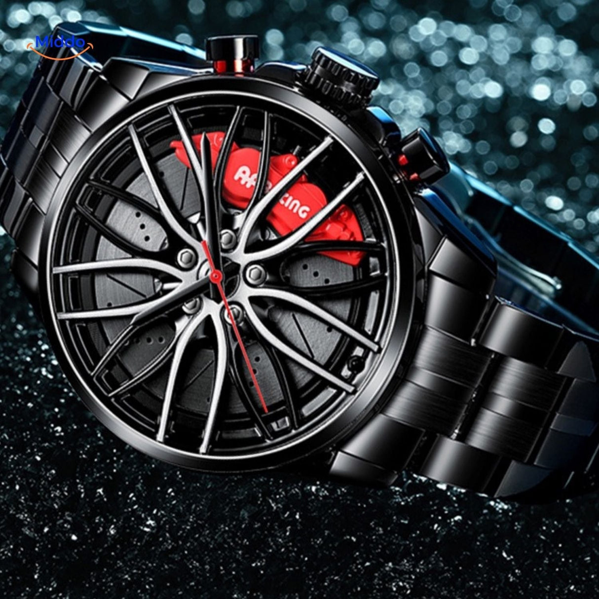 montre automatique étanche 30 mètres, robuste et durable pour un usage intensif