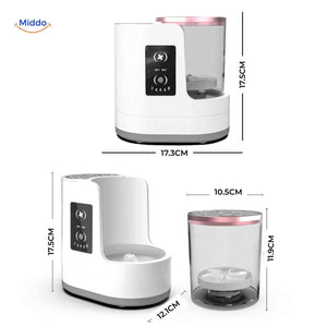 nettoyeur pinceaux maquillage au design compact et moderne avec panneau d'affichage numerique