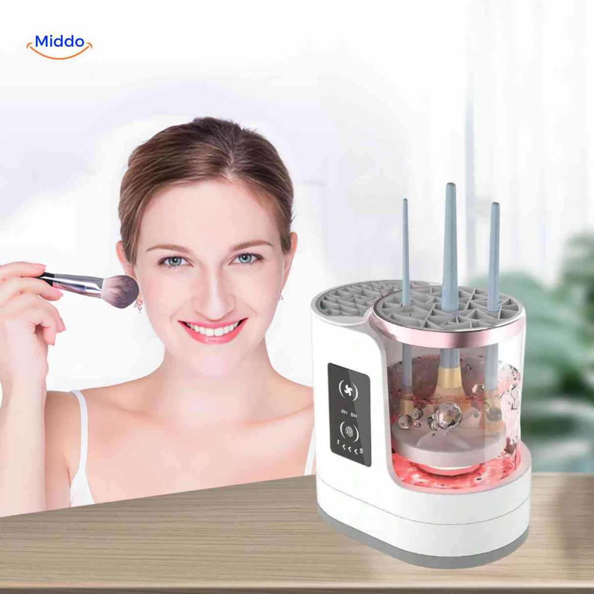 nettoyeur electrique ideal pour les pinceaux maquillage professionnels et les utilisations quotidiennes