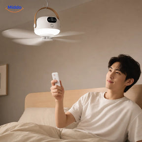 Night Breeze Fan sur secteur avec câble Type-C et sans batterie