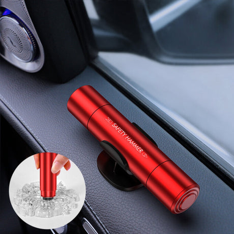 outil de sécurité safekey en coloris rouge, compact et facile à emporter partout