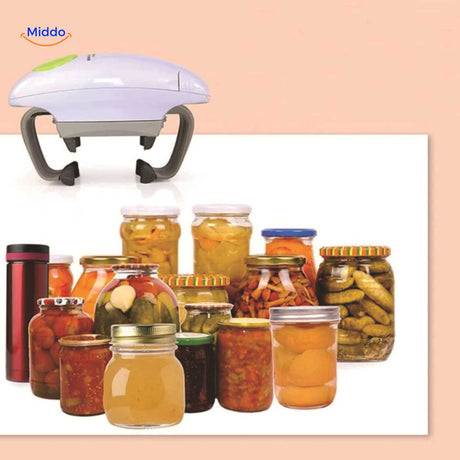 ouvre-bocal de cuisine compatible avec toutes les tailles de couvercles de pots