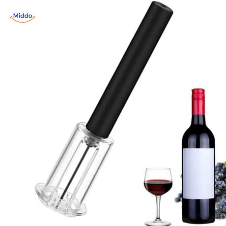 ouvre-bouteille de vin moderne avec couvercle transparent sécurisé pour une utilisation sans risque