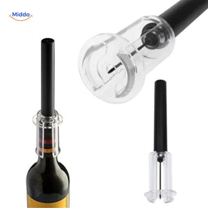ouvre-bouteille de vin élégant et durable en design noir, vue d'ensemble du produit