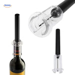 ouvre-bouteille de vin élégant et durable en design noir, vue d'ensemble du produit