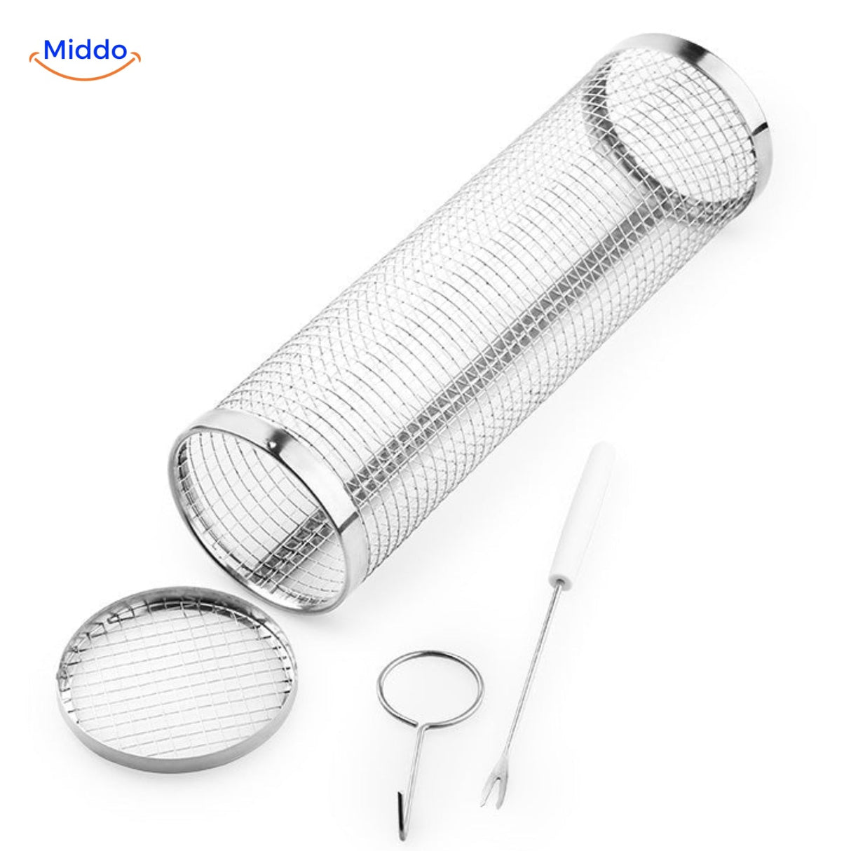 panier grill 2 litres avec crochet d'accrochage intégré pour rangement pratique