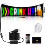 panneau LED matrix 16x144 pixels extra-large, dimensions 192x1330 mm, vue du produit