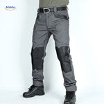 pantalon tactique gris résistant, tissu durable pour une utilisation quotidienne ou sportive