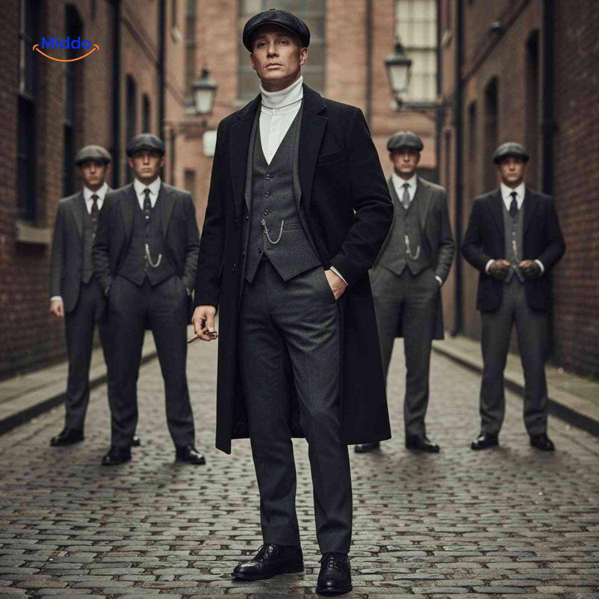 pardessus laine classique homme porté avec une casquette, style héritage britannique élégant