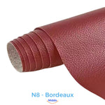 patch de réparation cuir coloris bordeaux pour restaurer des meubles en cuir bordeaux