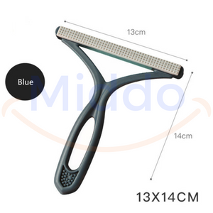 peigne anti-poils hairaway coloris bleu avec dimensions
