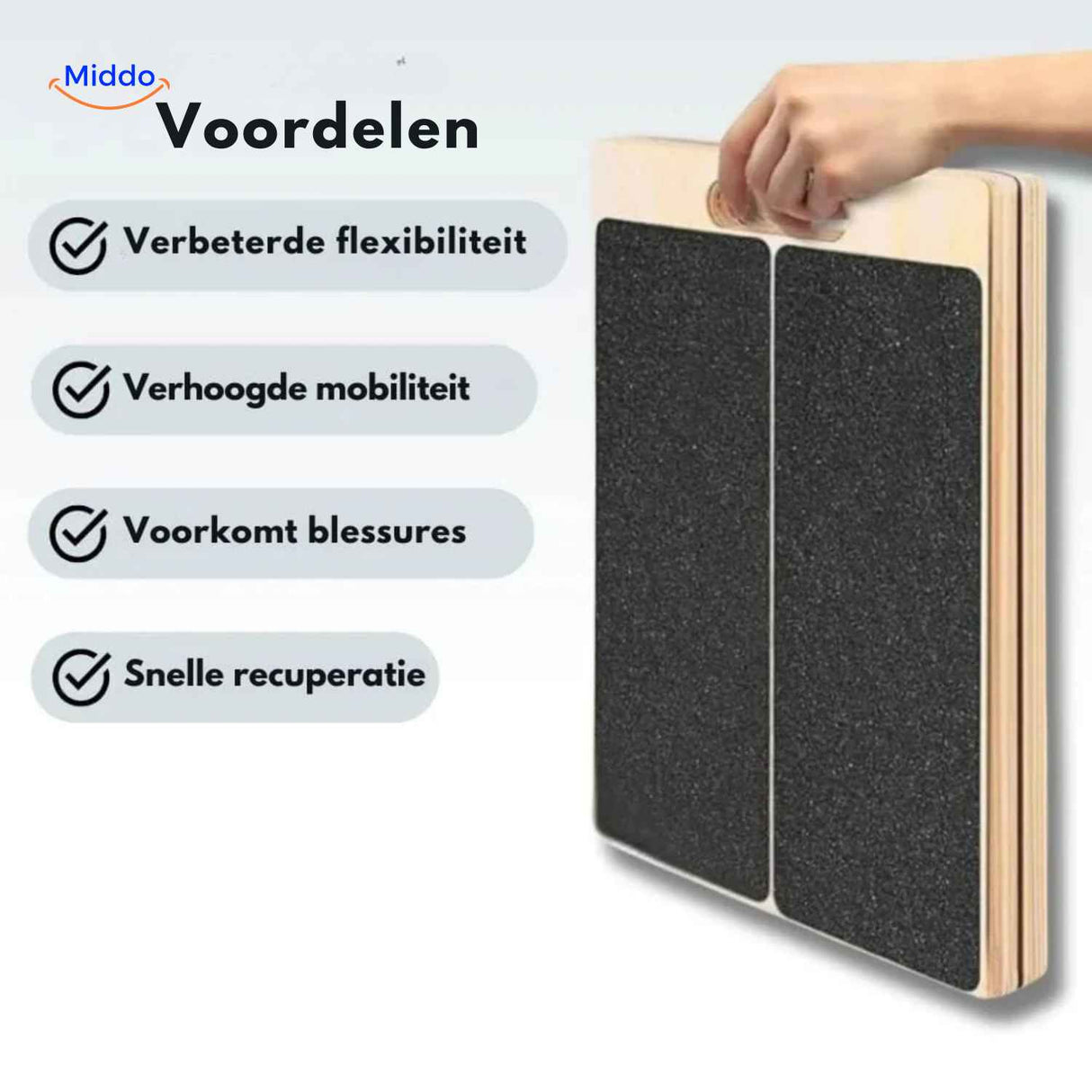 infographie sur les avantages de la flexiplank : flexibilité, mobilité et récupération musculaire plus rapide