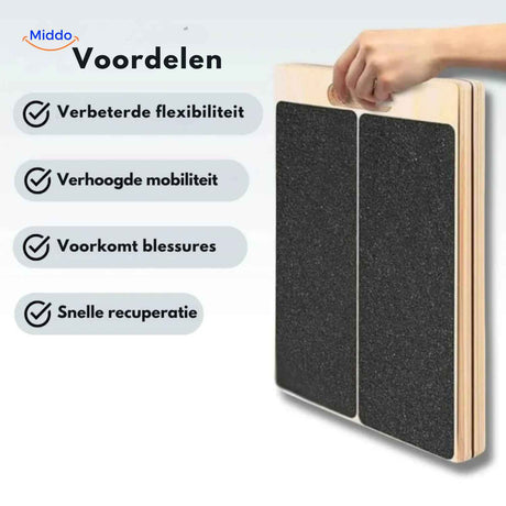infographie sur les avantages de la flexiplank : flexibilité, mobilité et récupération musculaire plus rapide