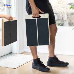 flexiplank portable avec poignée intégrée pour un transport et un rangement faciles