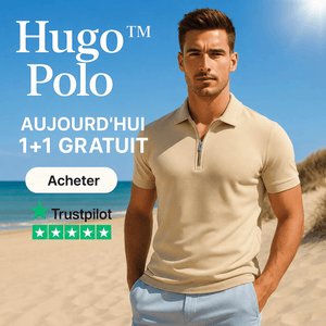 polo homme avec fermeture éclair pour un look soigné et élégant