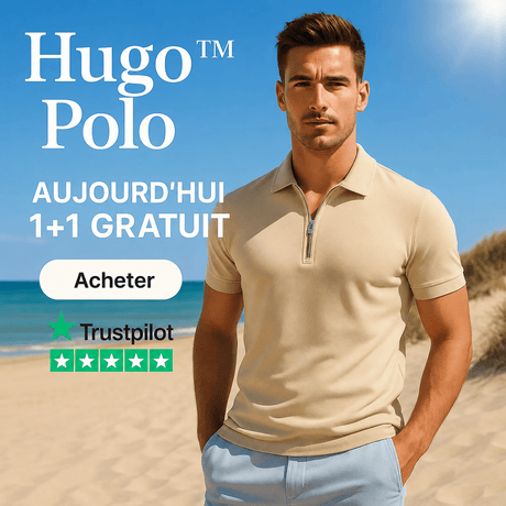 polo homme avec fermeture éclair pour un look soigné et élégant
