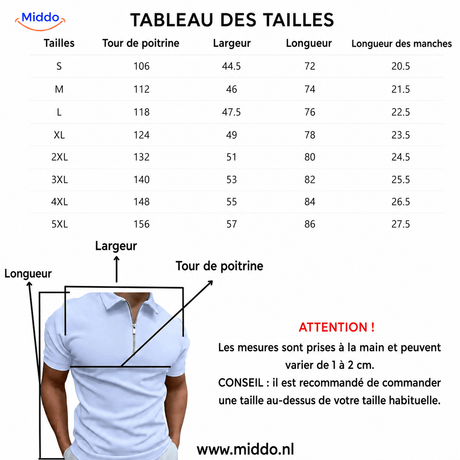 polo avec zip homme porté en situation lifestyle décontractée