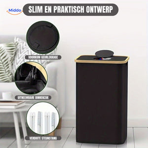 set de poubelles ecobin design compact et sans odeur pour la maison