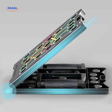 powerfit push up board met opbergvak voor handgrepen www.middo.nl