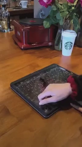 coque iPad étanche et lavable avec couvercle transparent, protection complète de l'écran