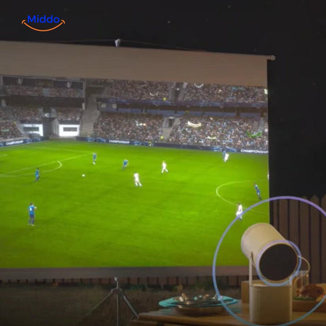 projecteur ultra hd avec son surround 360° de qualité premium pour une expérience immersive