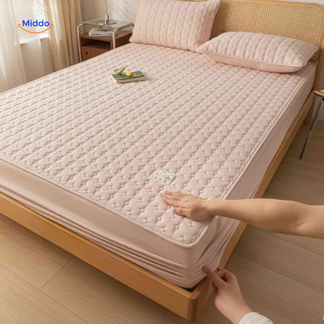 protège-matelas à hauteur réglable avec coins élastiques s'adaptant à tous les matelas