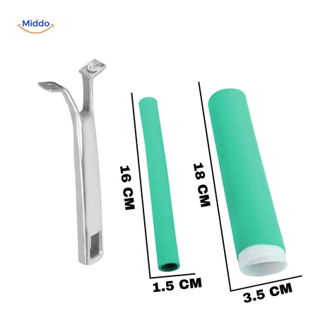 protège-poignée en silicone vert taille 16 cm pour manches de casserole standard