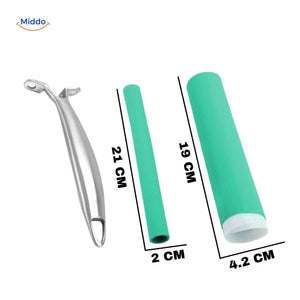 protège-poignée en silicone vert taille 21 cm pour grands manches de poêle ou wok