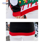pull de noël rouge avec broderie de décoration festive, confort et style hivernal