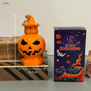 PumpkinGlow™ Chapeau de sorcière | LED 7 couleurs, lanterne d’Halloween portable