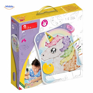 puzzle de fils éducatif, amusant et créatif pour développer la motricité fine des enfants