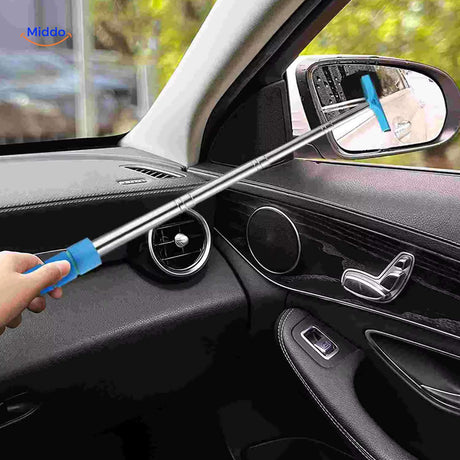 raclette telescopique extensible pour nettoyer facilement les retroviseurs exterieurs de voiture
