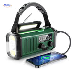 radio outdoor avec lampe LED et batterie intégrée pour une utilisation en plein air