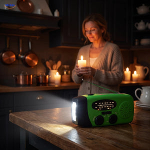 SolarPower™ Pro | Radio d’Urgence Solaire avec Lampe, Boussole & SOS
