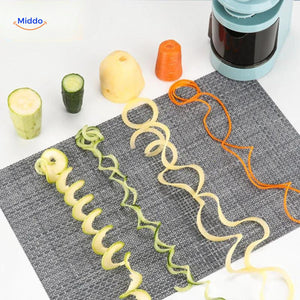 râpe à spirale et préparateur de salades 4 en 1 — aperçu complet du produit