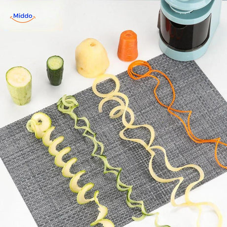 râpe à spirale et préparateur de salades 4 en 1 — aperçu complet du produit