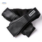 RelaxPro Appareil de massage au design simple en cuir noir Middo