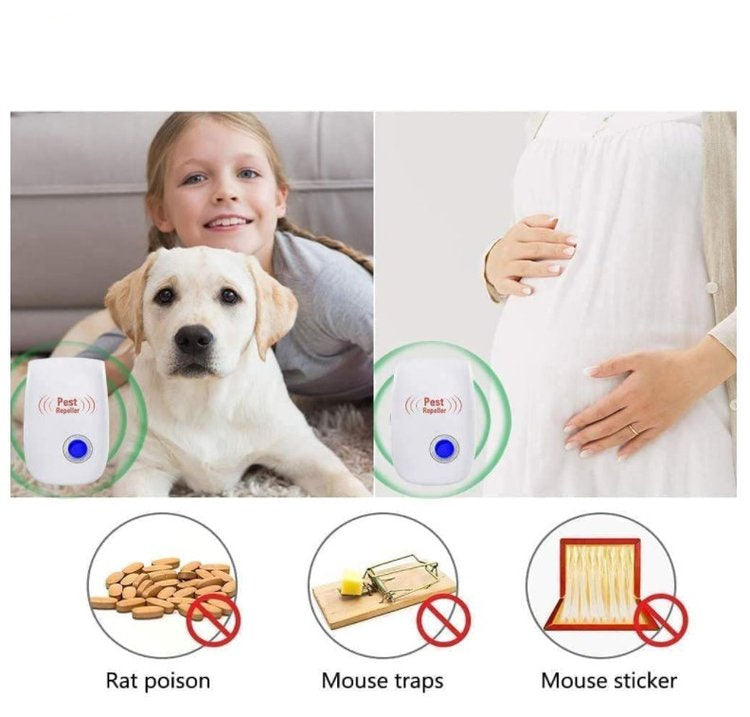 répulsif ultrasonique sans danger pour les enfants, animaux de compagnie et femmes enceintes