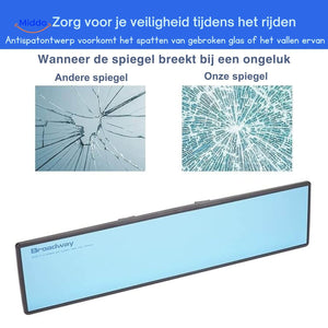 rétroviseur grand angle HD pour une conduite sûre grâce à une visibilité arrière accrue