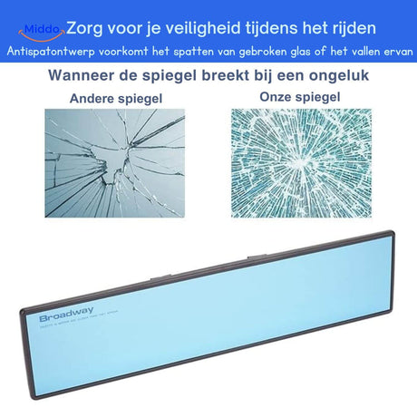 rétroviseur grand angle HD pour une conduite sûre grâce à une visibilité arrière accrue